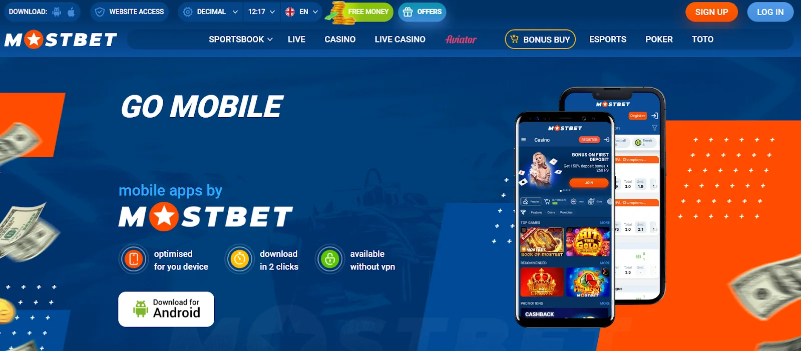 Mostbet мобильді қосымшасы: қарт адамдарға ыңғайлылық